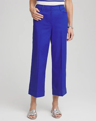 Lightweight Relaxed Straight Cropped Pants