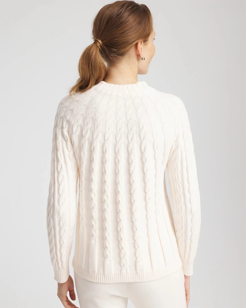 Zenergy® Luxe Cable Sweater