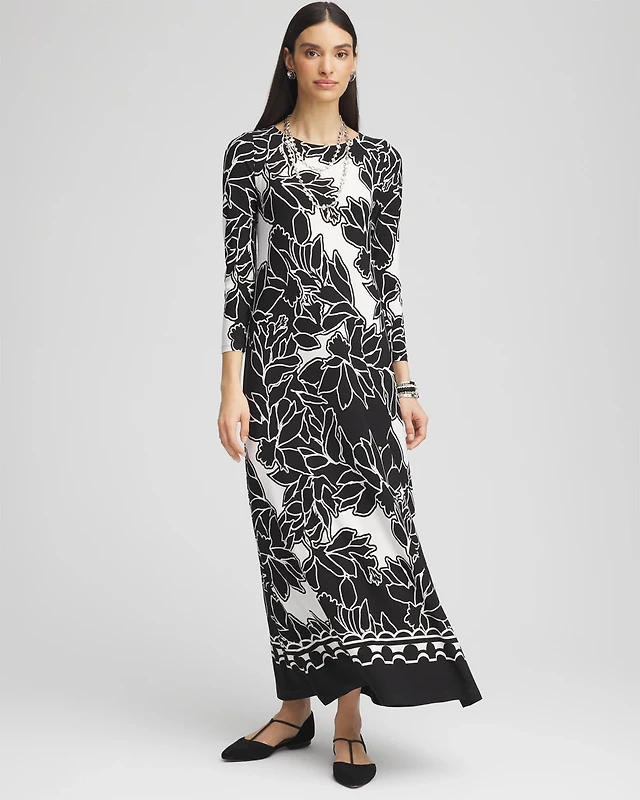 Chico's Bateau-Neck Jersey Maxi Dress | Liberty Center Chico's Bateau-Neck Jersey Maxi Dress | Liberty Center