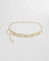 Molten Goldtone Chain Belt