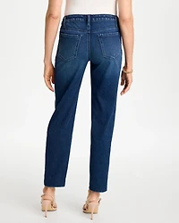 Slim Tapered Ankle Knit Denim