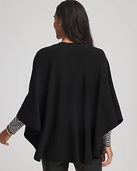 Crepe Open-Front Ruana