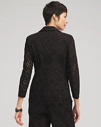 Eyelet Blazer