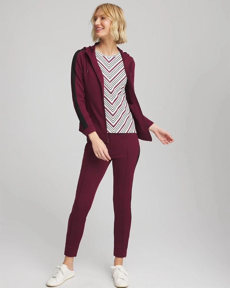 Zenergy® Soft Brushed Striped Top
