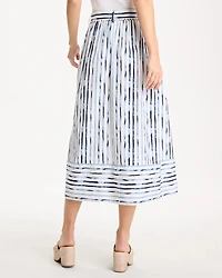 Palermo Striped Tie-Front Skirt