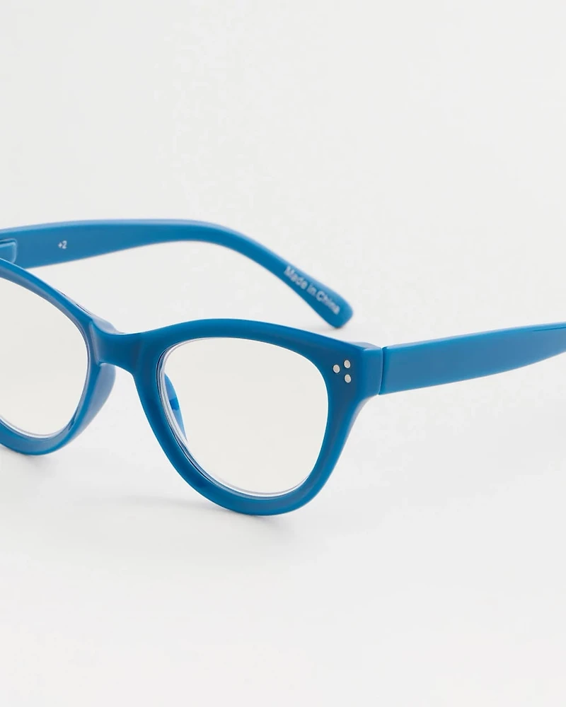 Blue Cat Eye Readers