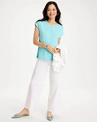 Refined Button Tee