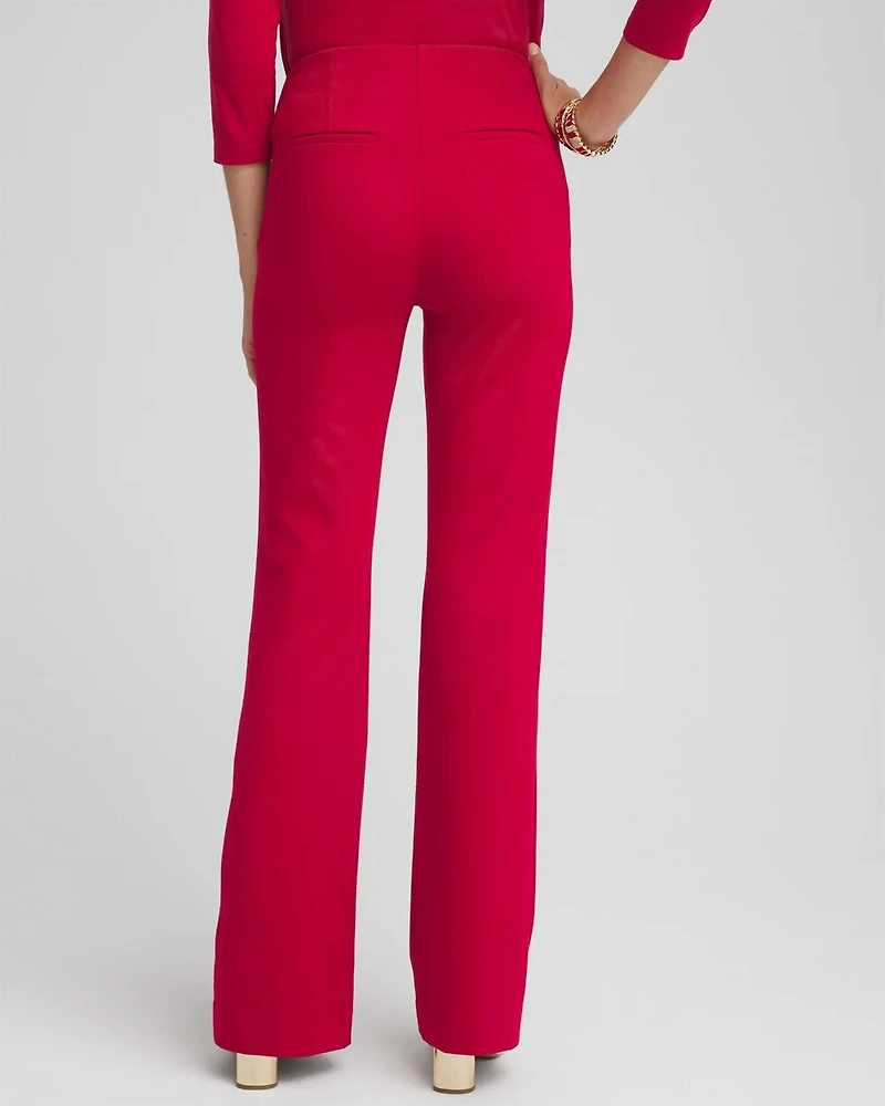 Juliet Ponte Button Detail Flare Pants