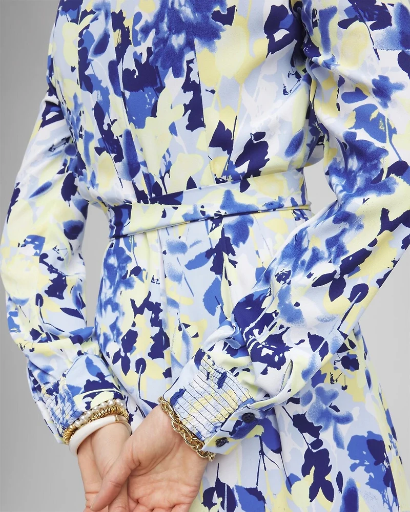 Floral Midi Shirtdress