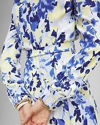 Floral Midi Shirtdress