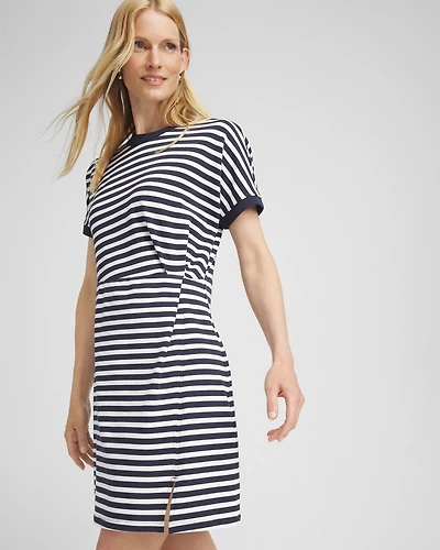 Zenergy® Stripe Twist Front Dress