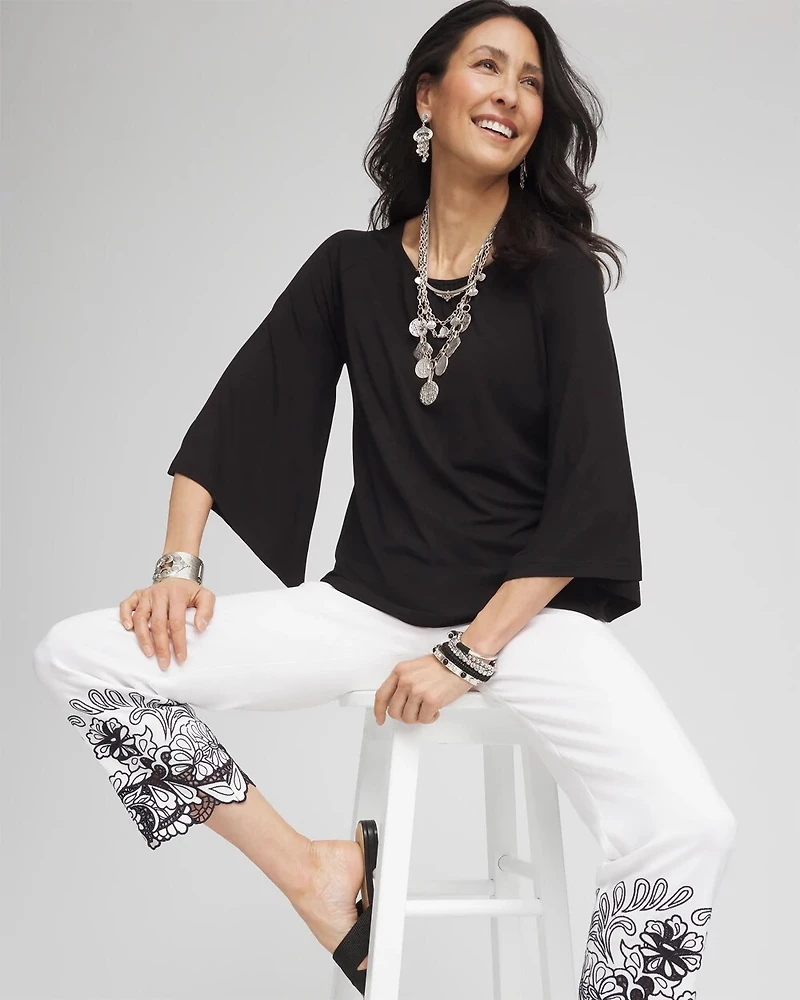 Touch of Cool™ Angel-Sleeved Blouse