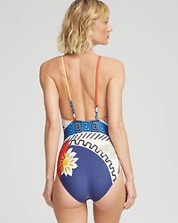 Gottex Positano High-Neck One-Piece Swimsuit