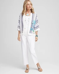Fly Front Ankle Pants