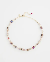 Geo Glass Bead Necklace