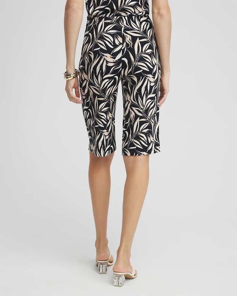 Travelers™ Leaf Print Bermuda Shorts