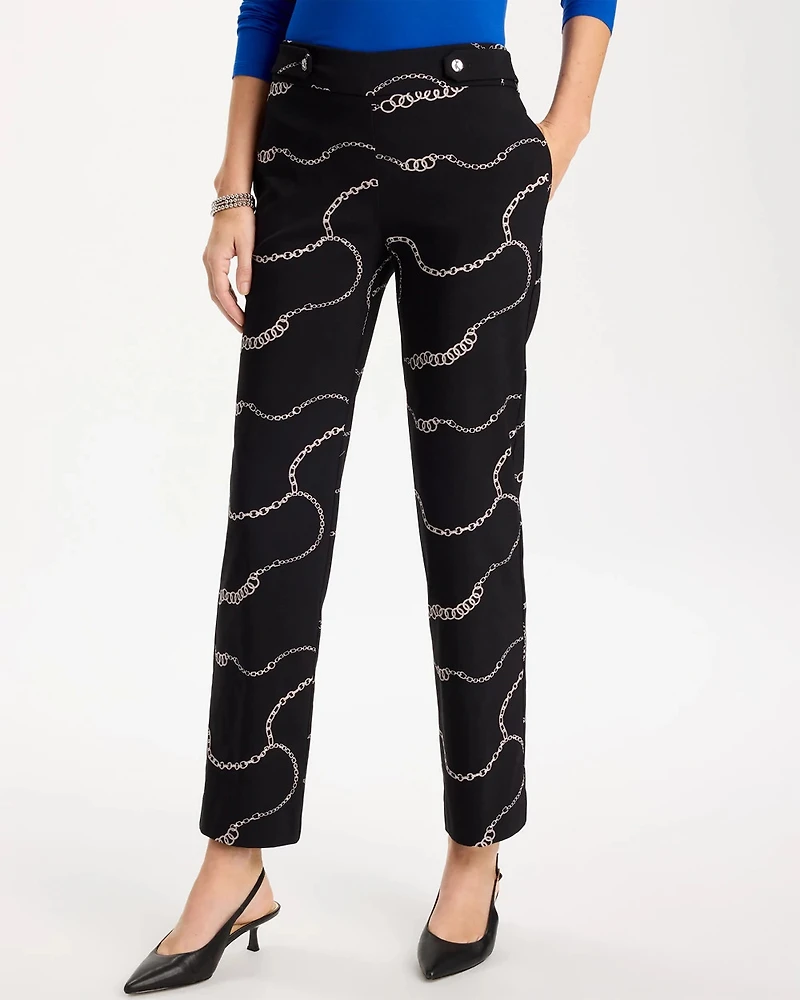 Brigitte™ Gilded Tab Straight Pants