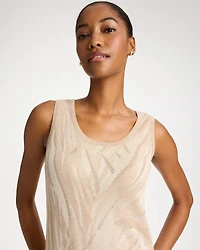 Knit Printed Sweater Dress