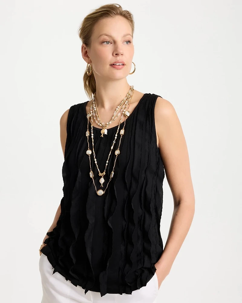 Siren Faux Pearl Long Necklace