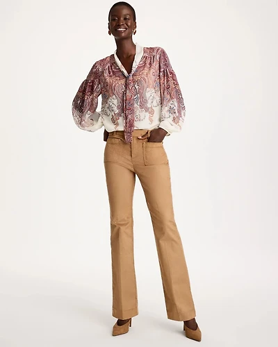 Emme Corduroy Bootcut Pants
