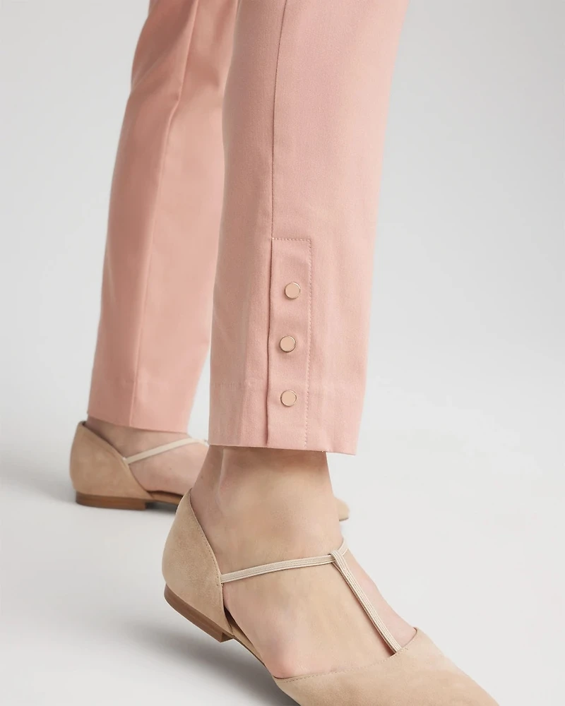 Brigitte™ Pull-On Slim Rivet Ankle Pants