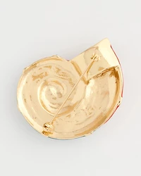 Conch Shell Brooch