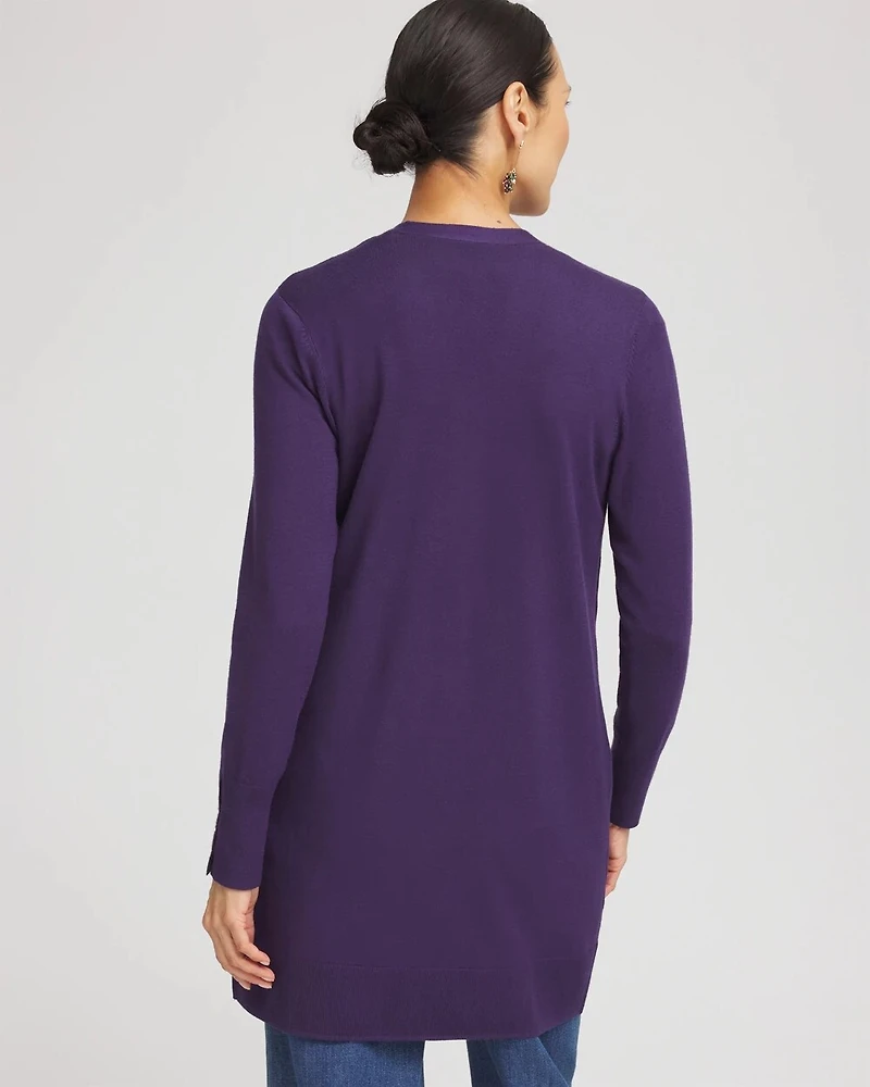 Classic Open Front Cardigan