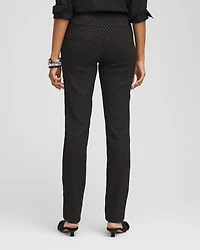 Brigitte™ Slim Full-Length Jacquard Pants