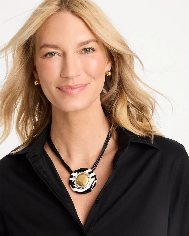 Chico's Originals Zebra Pendant
