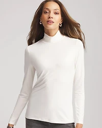 Touch of Cool™ Mockneck Layering Tee