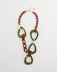 Chico's Originals Resin Link Chain Necklace