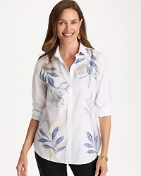 No Iron™ Stretch Placed Print Shirt