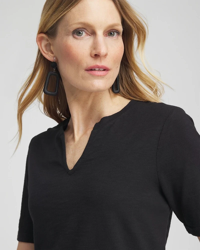Notch Neck Tee