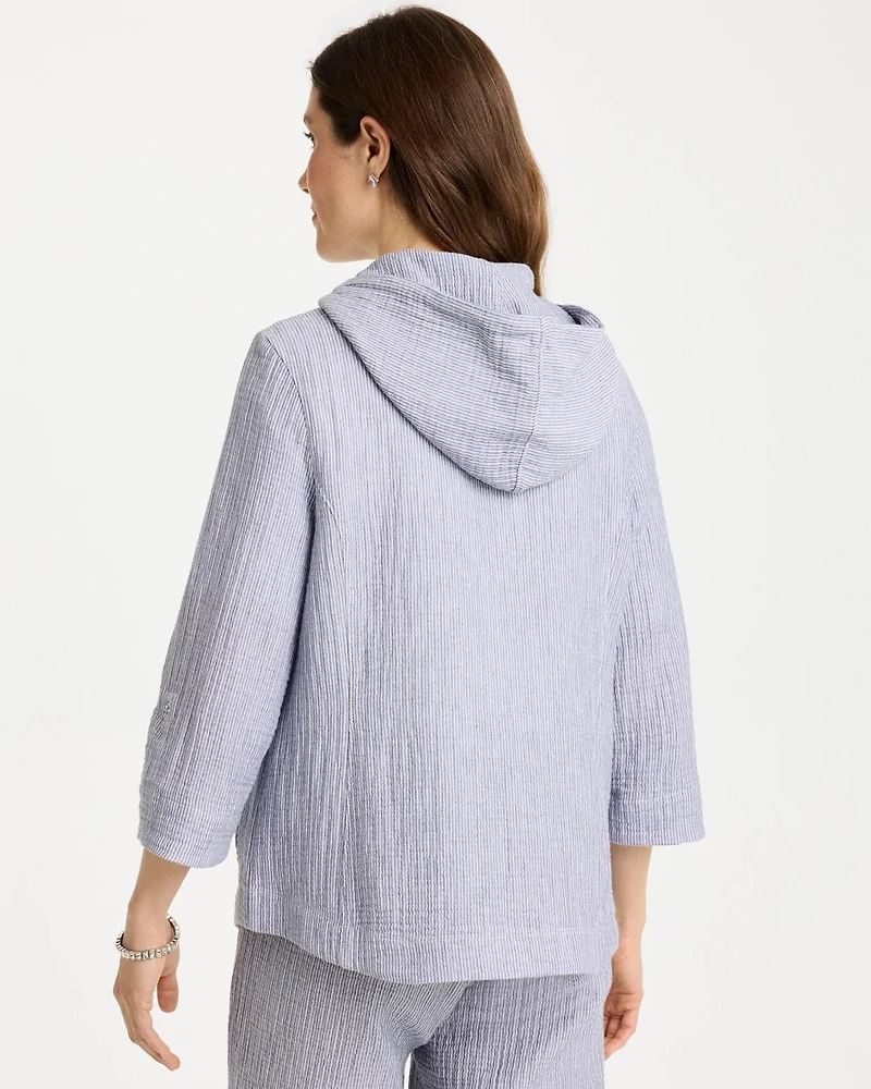 Zenergy® Striped Gauze Jacket