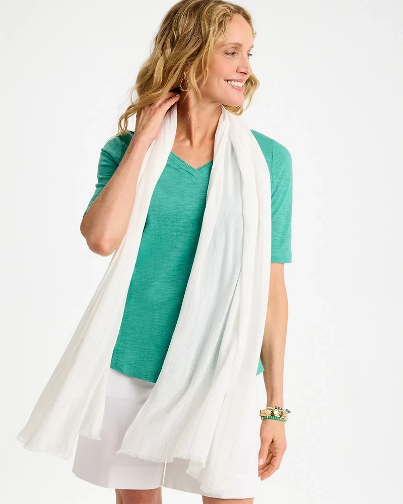 Lurex Oblong Scarf