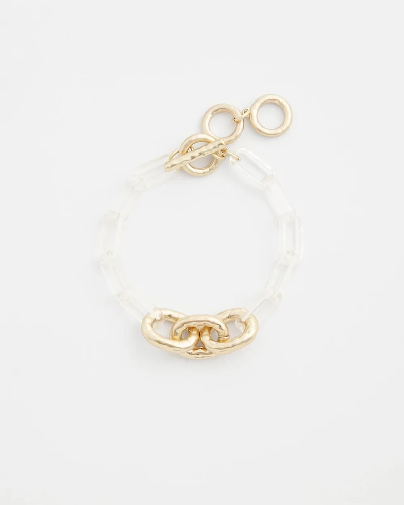 Lucite Links Bracelet