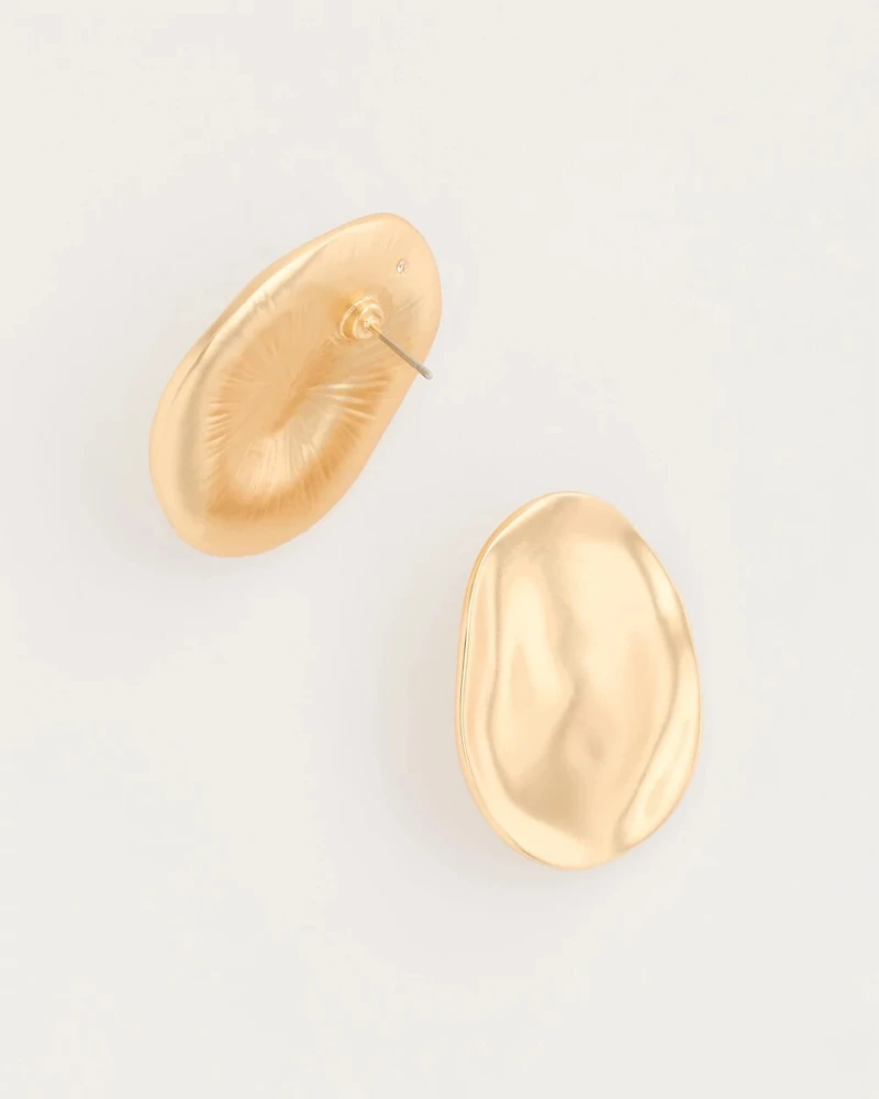 Golden Stud Earrings