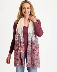 Paisley Mirage Oblong Scarf