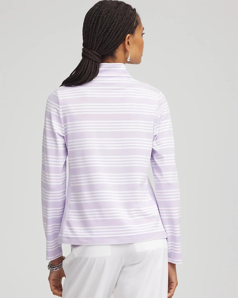 Zenergy® UPF Stripe Long Sleeve Top