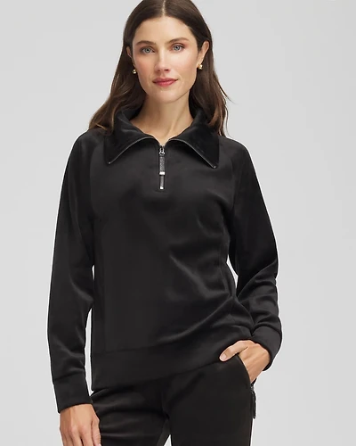 Zenergy® Scuba Velour Pullover