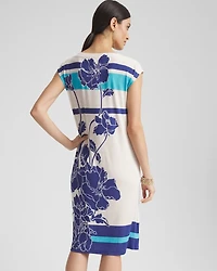 Travelers™ Wildflower Cap-Sleeved Column Dress
