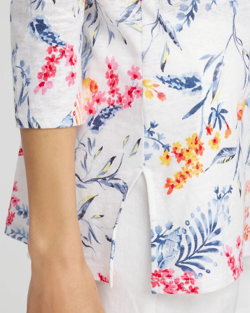 Linen Nautical Embellished Tunic