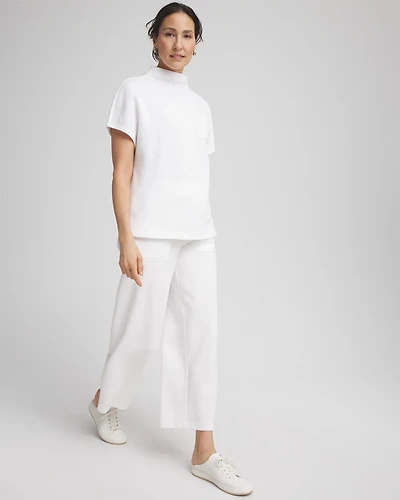 Zenergy® Beach Slub Cropped Pants