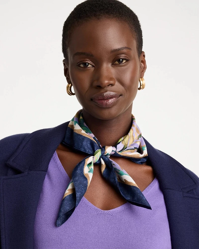Woven Printed Square Scarf