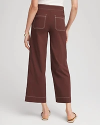Petite Brigitte™ Utility Wide-Leg Cropped Pants