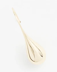 No Droop™ Gold Tone Teardrop Threader Earrings