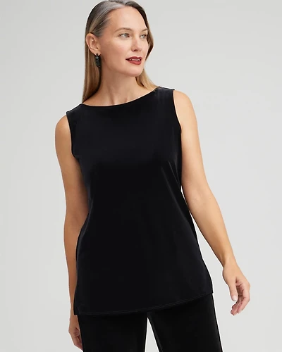 Travelers™ Velvet Side-Slit Tank