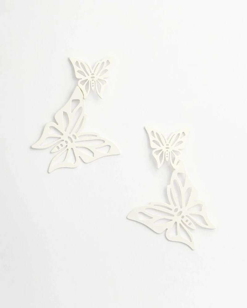 Butterfly Drop Earrings
