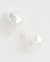Hammered Clip-On Earrings