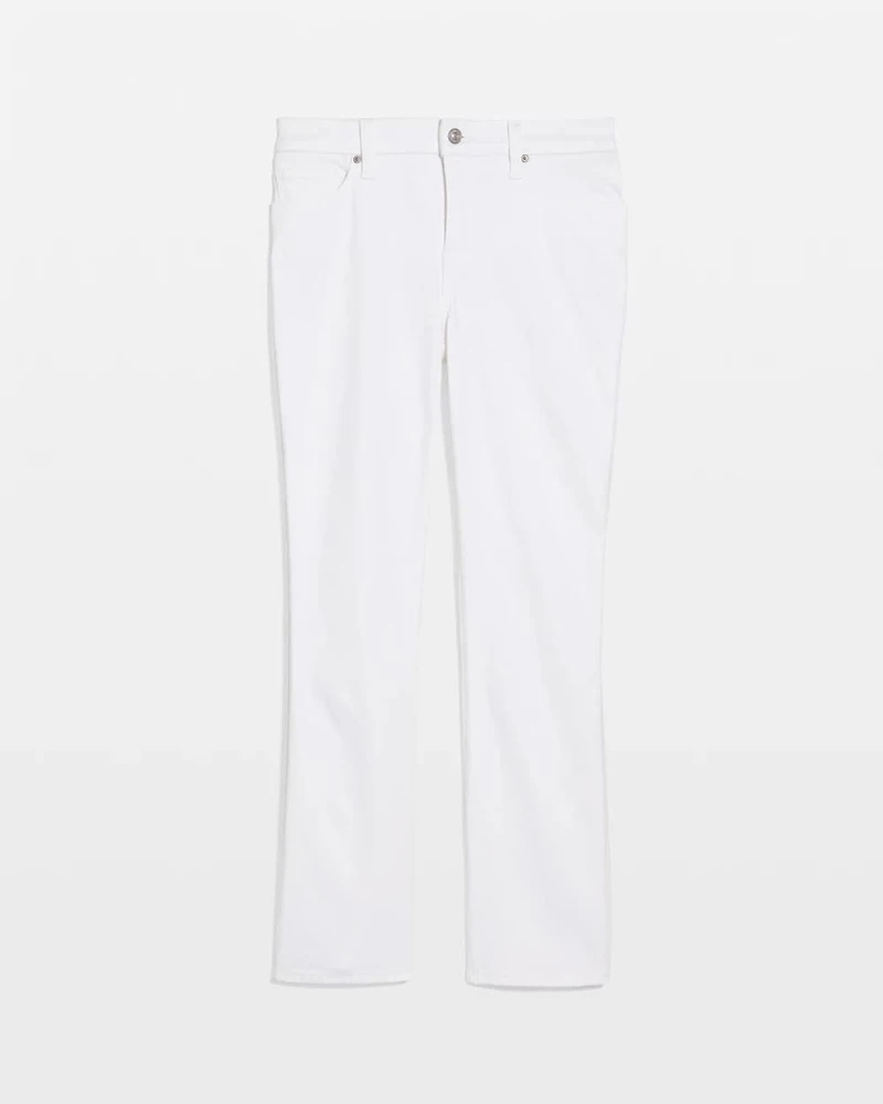 Cropped Girlfriend Kick Flare Jeans